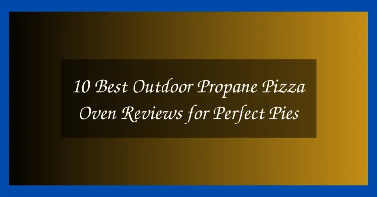 10 Best Outdoor Propane Pizza Oven Reviews for Perfect Pies