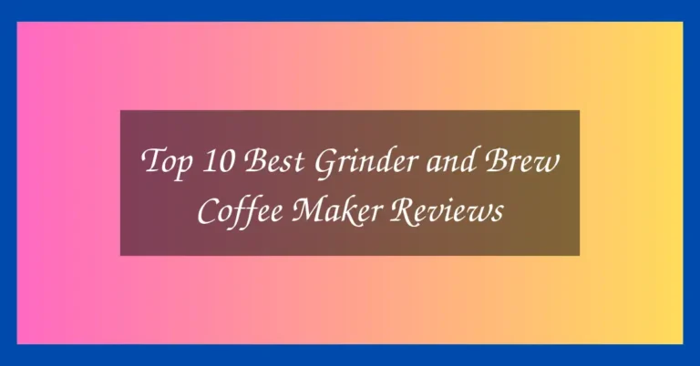 Top 10 Best Grinder and Brew Coffee Maker Reviews