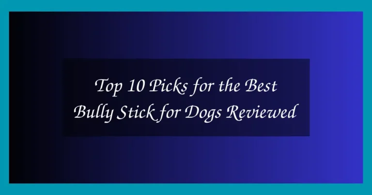 Top 10 Picks for the Best Bully Stick for Dogs Reviewed